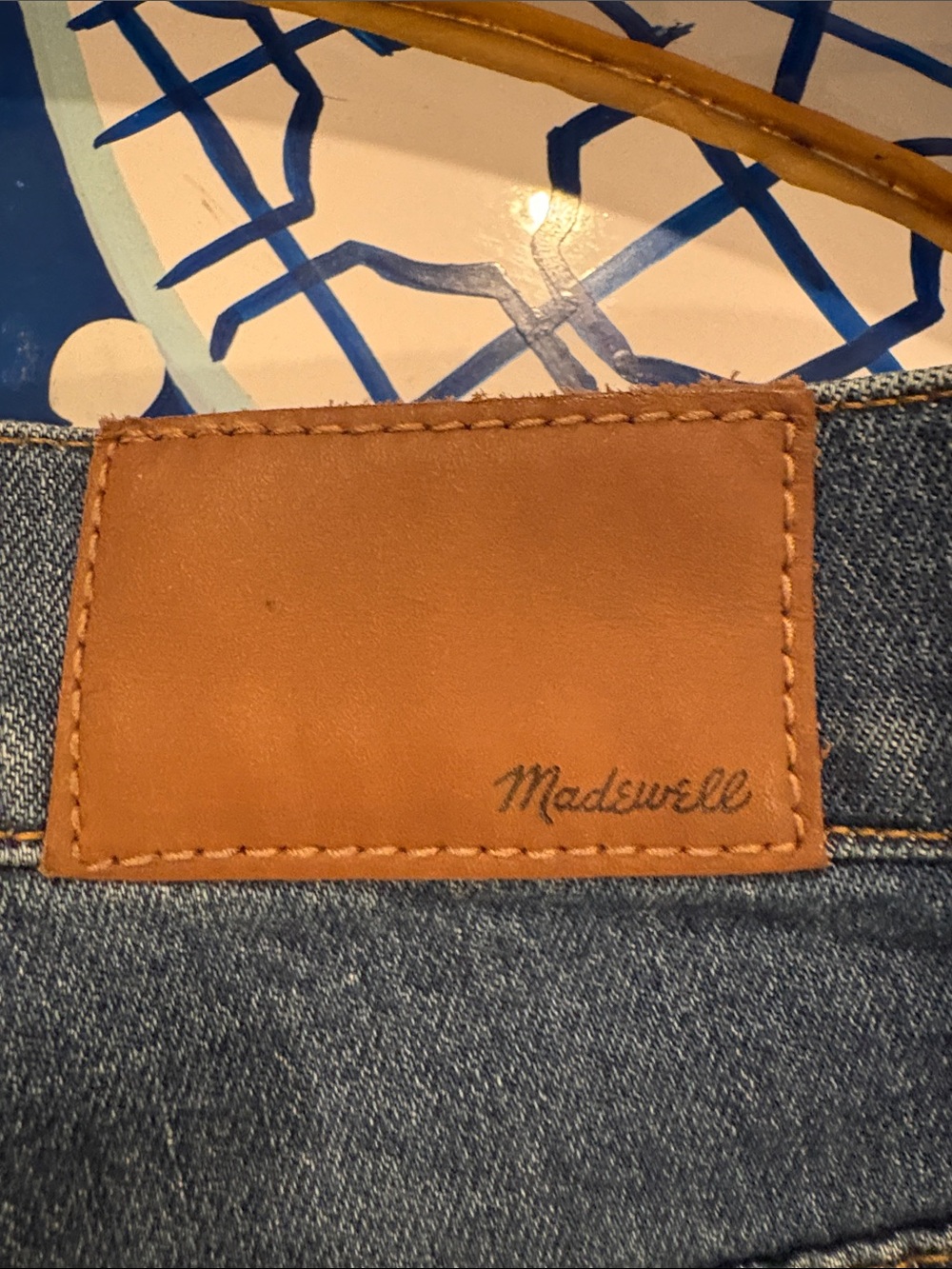 Madewell Women’s  Medium Blue Straight-Leg Jeans Size 31 - Picture 2 of 4